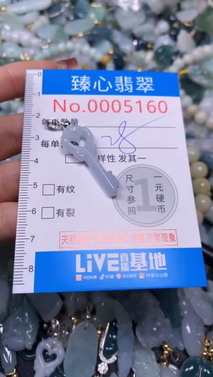 【闪购商品】翡翠颈饰未镶嵌含绳0005160