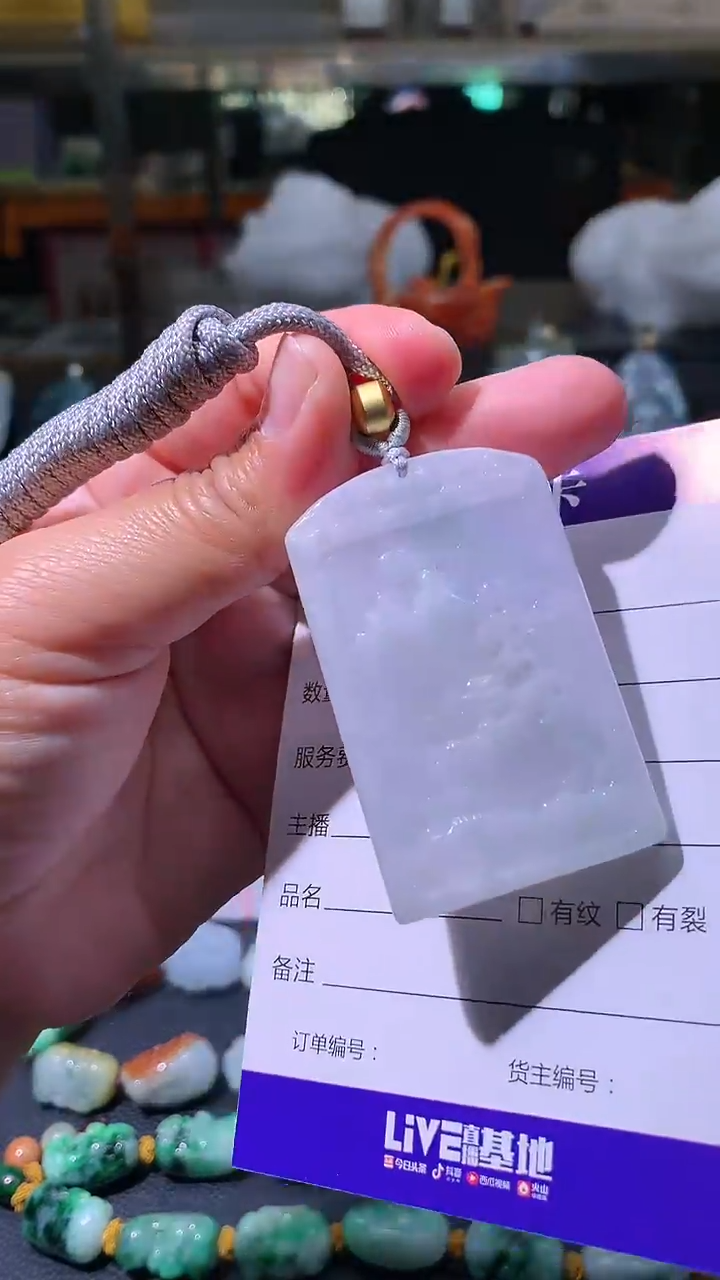 【闪购商品】翡翠颈饰未镶嵌挂件