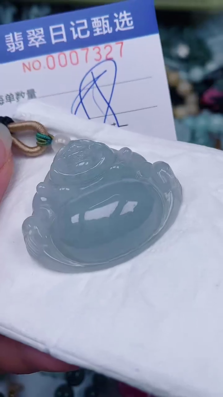 翡翠未镶嵌颈饰00007327