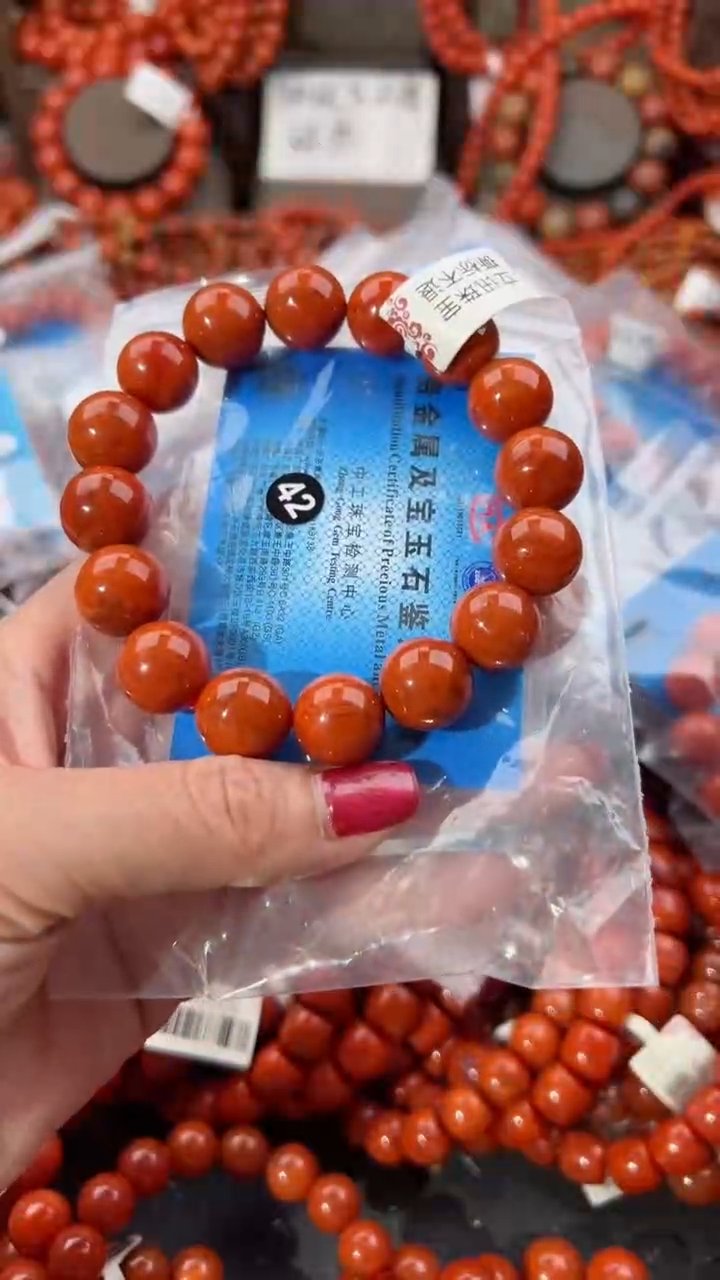 【闪购商品】南红玛瑙手串未镶嵌14