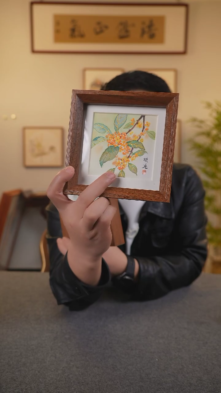 横款鹿鸣现代美术馆-岳倚竹老师作品