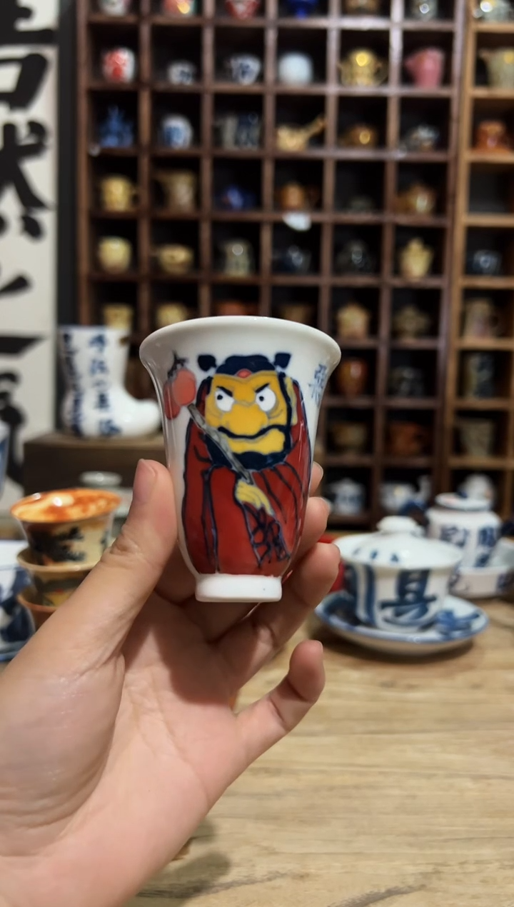 【闪购商品】观云听雨原创手绘茶具