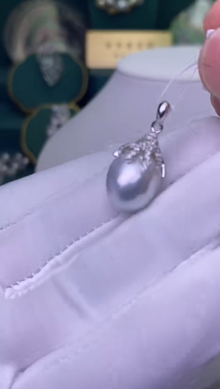 【闪购商品】海水珍珠颈饰银S925镶嵌12-13