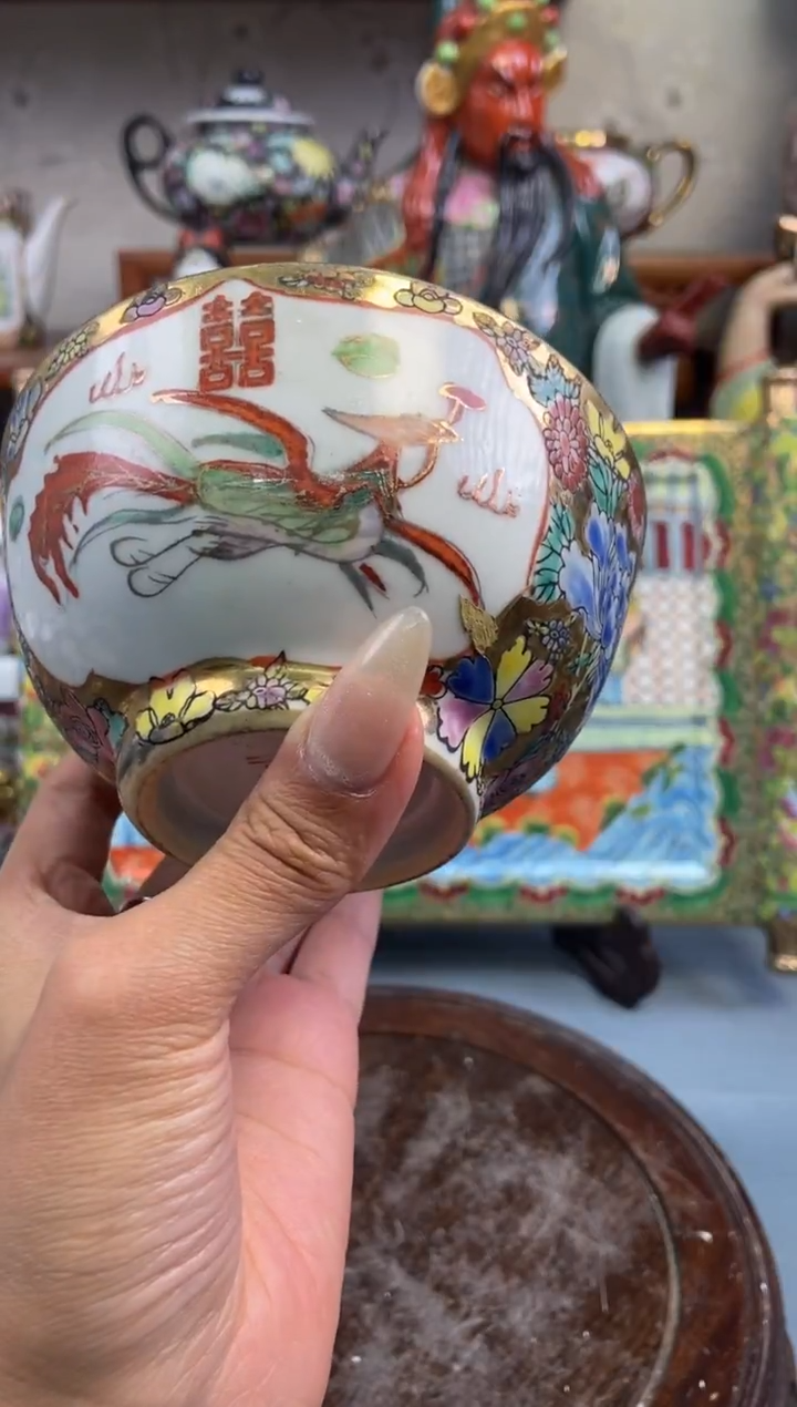 瓷片微瑕慎拍景德镇窑老厂瓷器单件