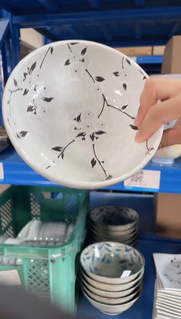 瓷片白雪穂香 6英寸钵 微瑕