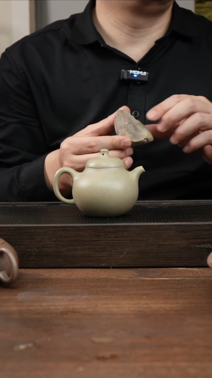 茶杯紫砂本绿匏瓜    180CC  