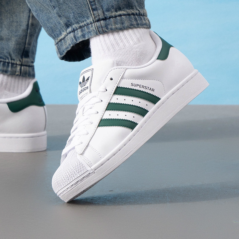 阿迪达斯三叶草男鞋女鞋SUPERSTAR贝壳头板鞋运动鞋休闲鞋JQ4730