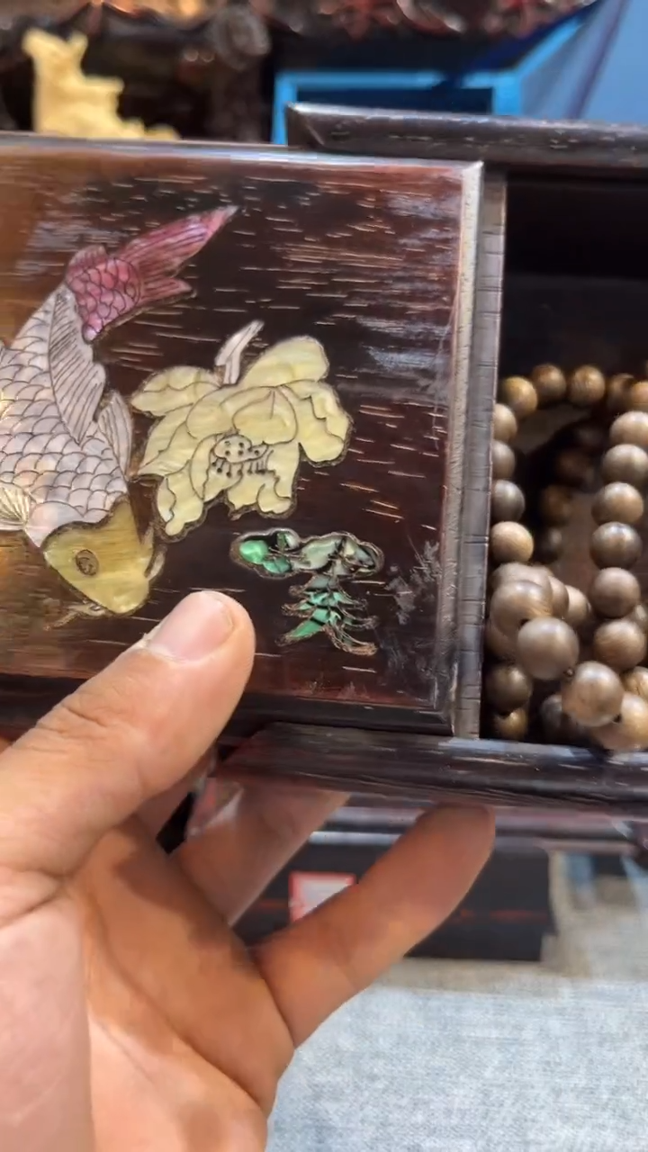 木cx白棋108带鱼推拉盒