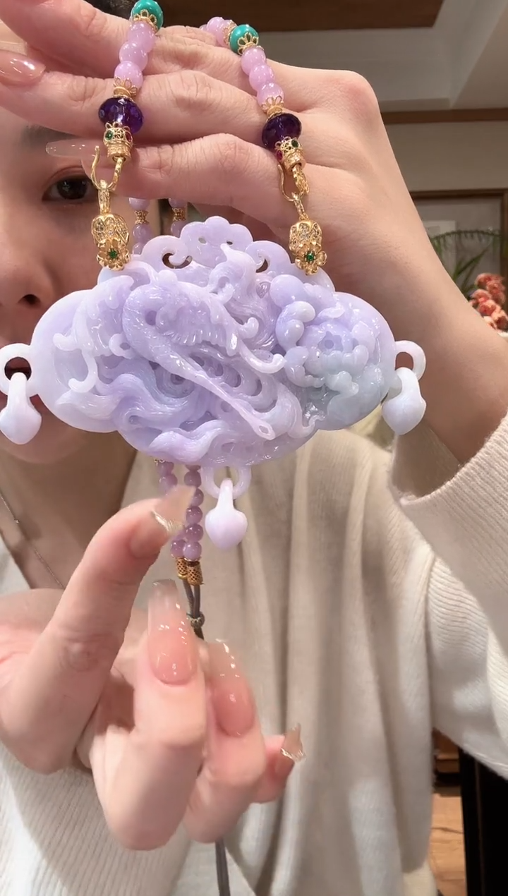 【闪购商品】翡翠颈饰未镶嵌国风