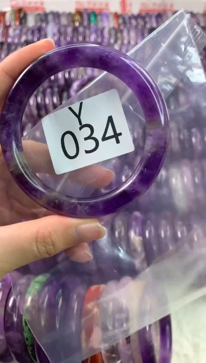 【闪购商品】水晶水晶手镯Y未镶嵌034-58