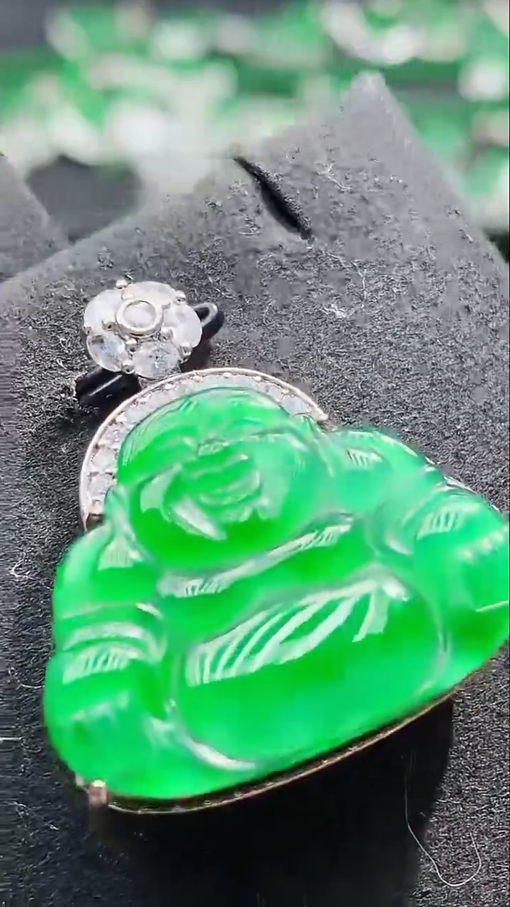 未镶嵌挂件翡翠天然翡翠