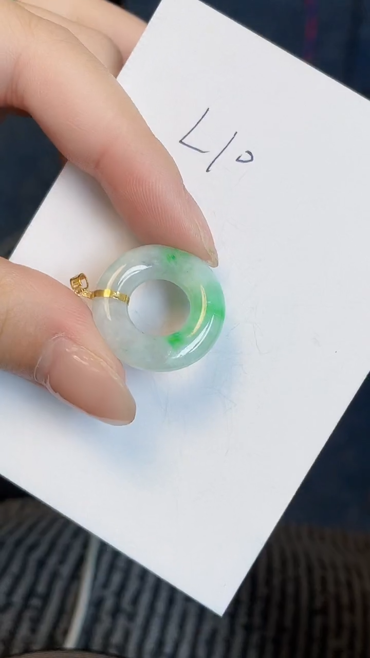 【闪购商品】翡翠颈饰18K金镶嵌000000000