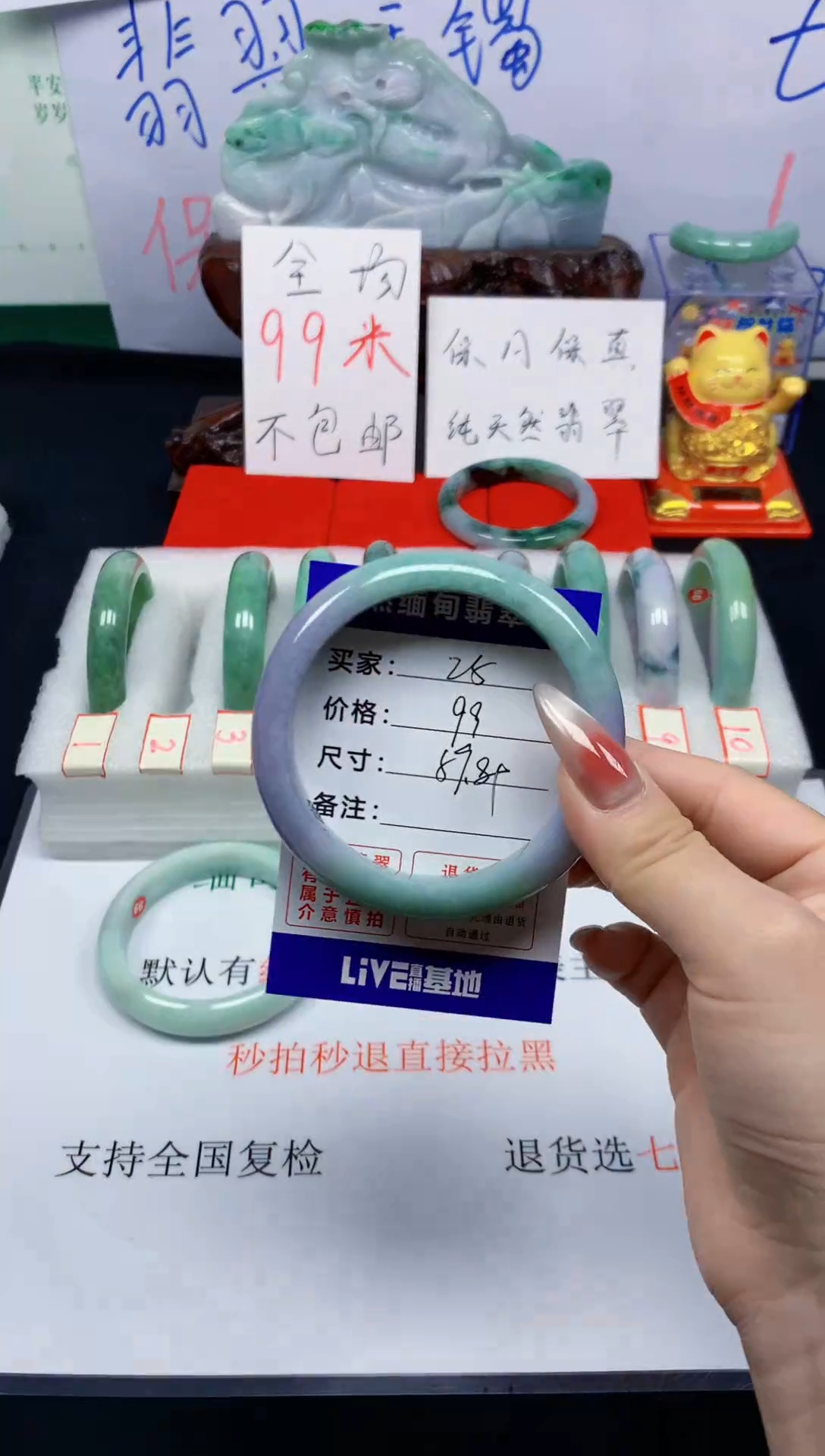 未镶嵌手镯翡翠25