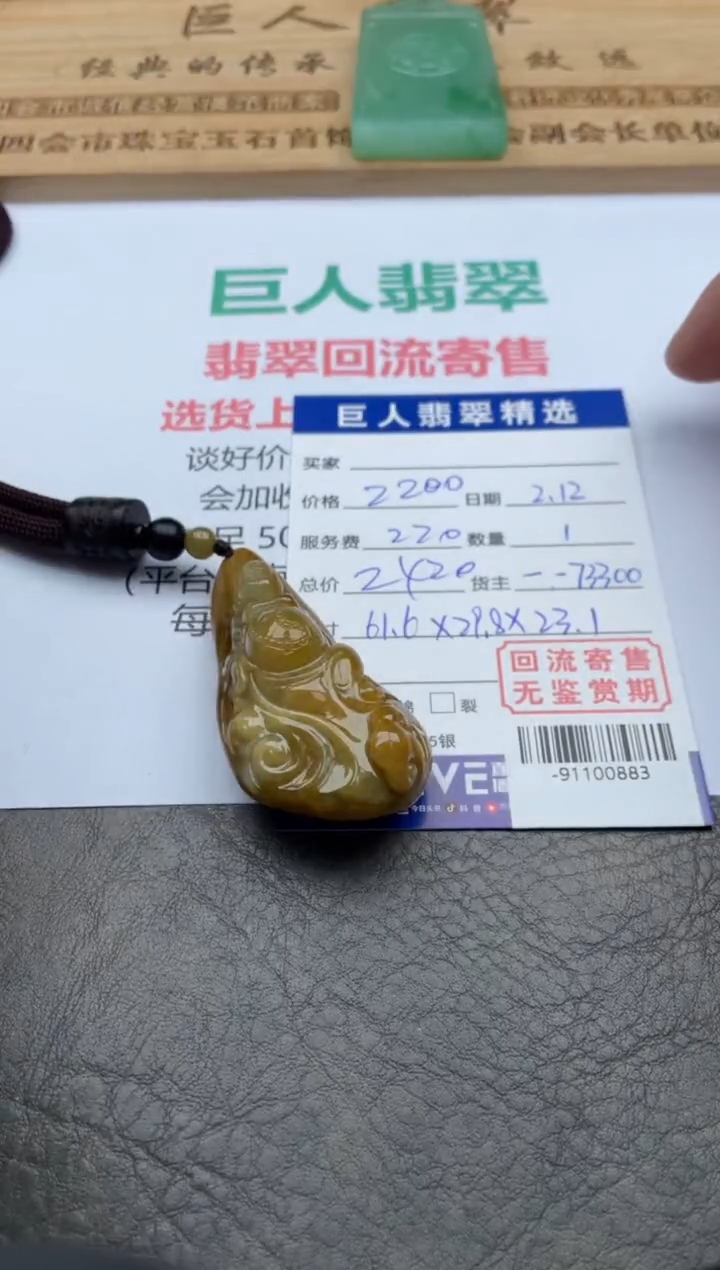 【闪购商品】翡翠颈饰未镶嵌-91100883