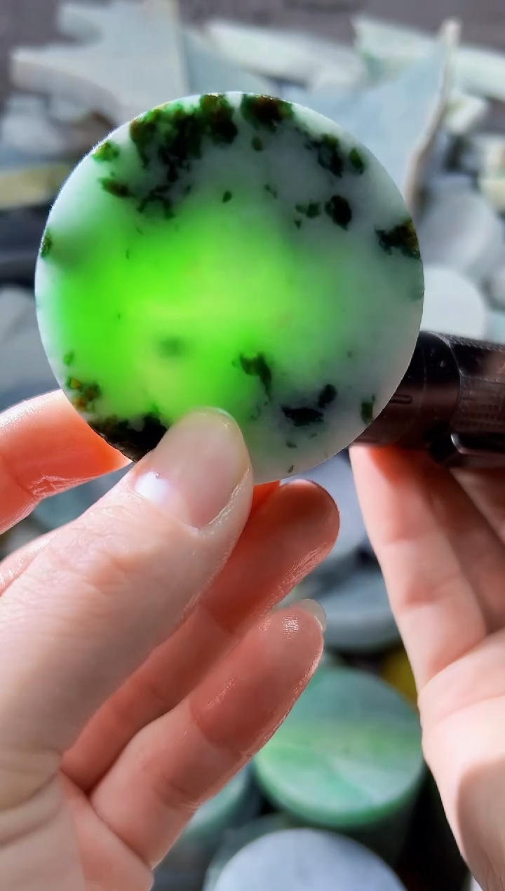 裸石翡翠天然翡翠A货玉 南 590