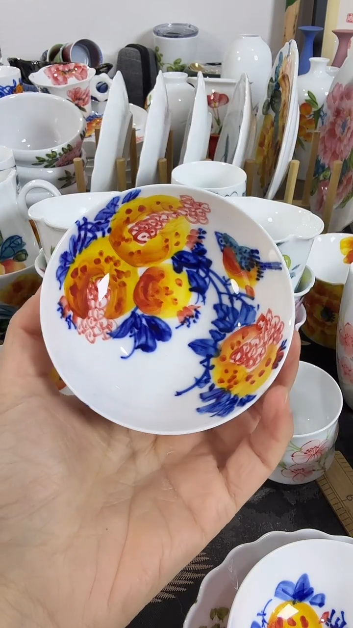 摆件陶瓷景德镇高温瓷（普洱杯）