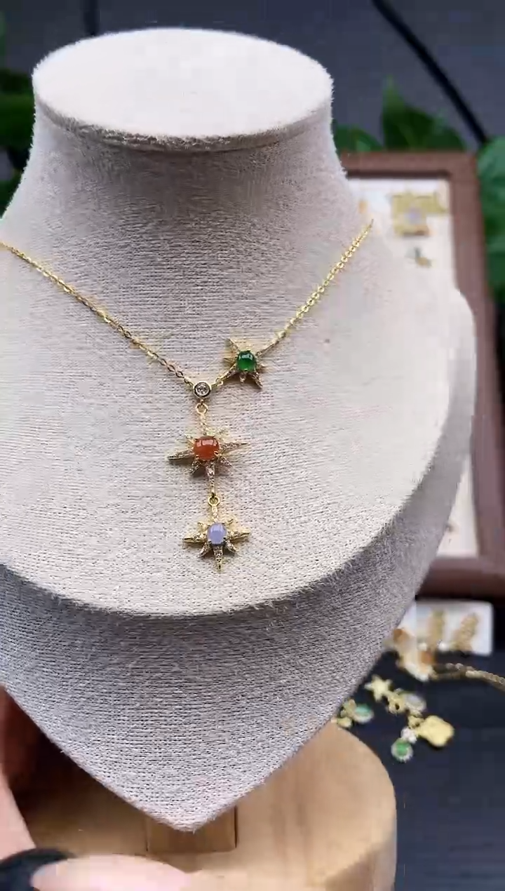 银S925镶嵌戒指翡翠12