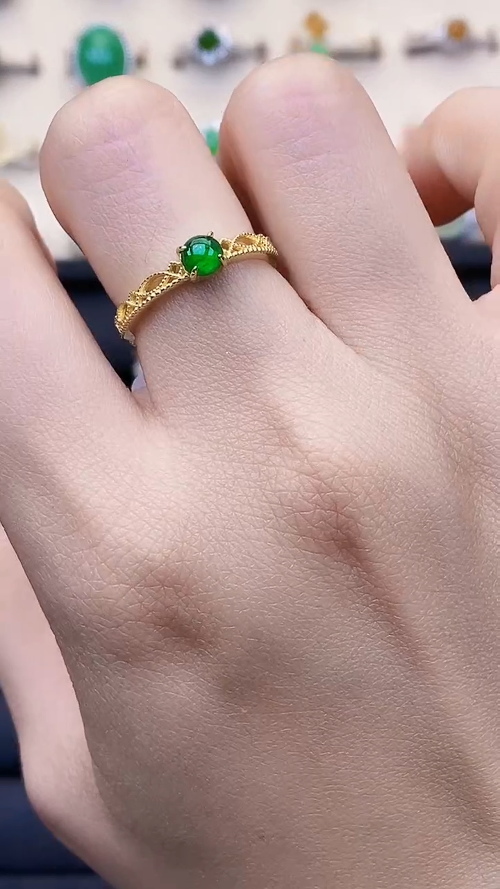 【闪购商品】翡翠戒指未镶嵌女款