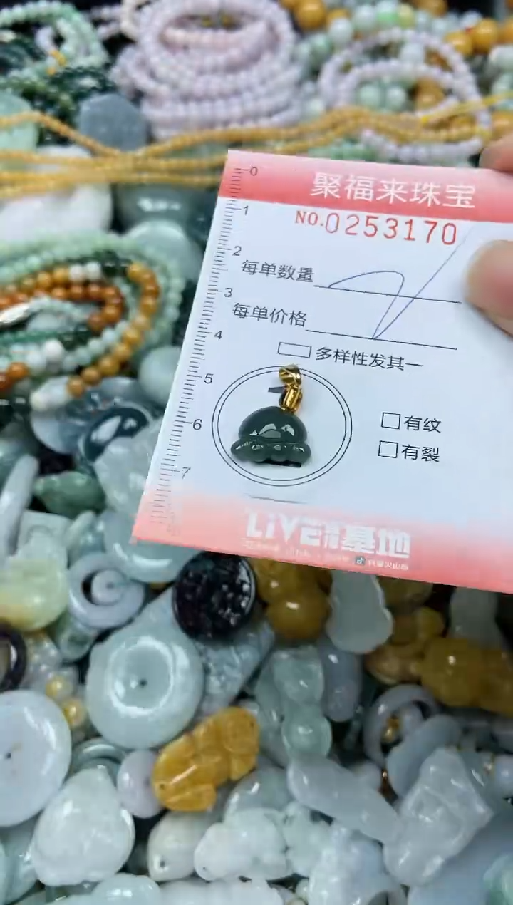 未镶嵌挂件翡翠闪购0253170