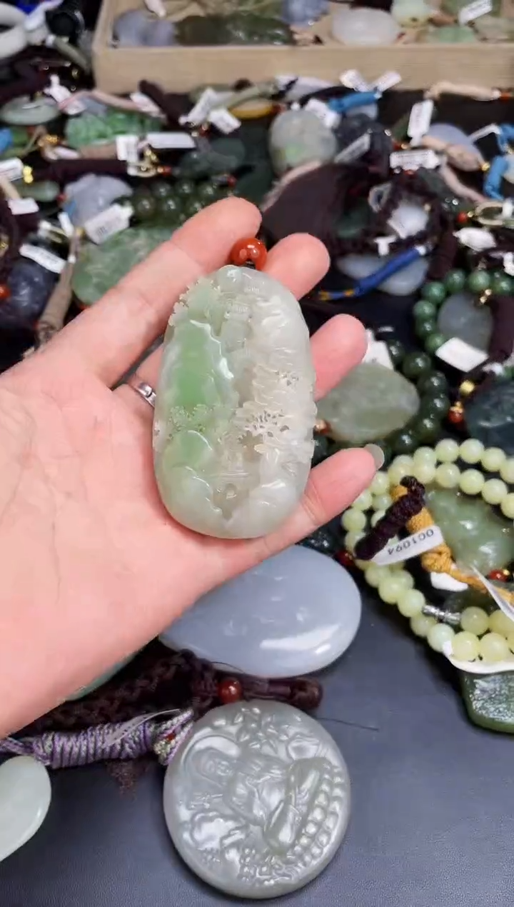 【闪购商品】和田玉挂件未镶嵌拍一发一