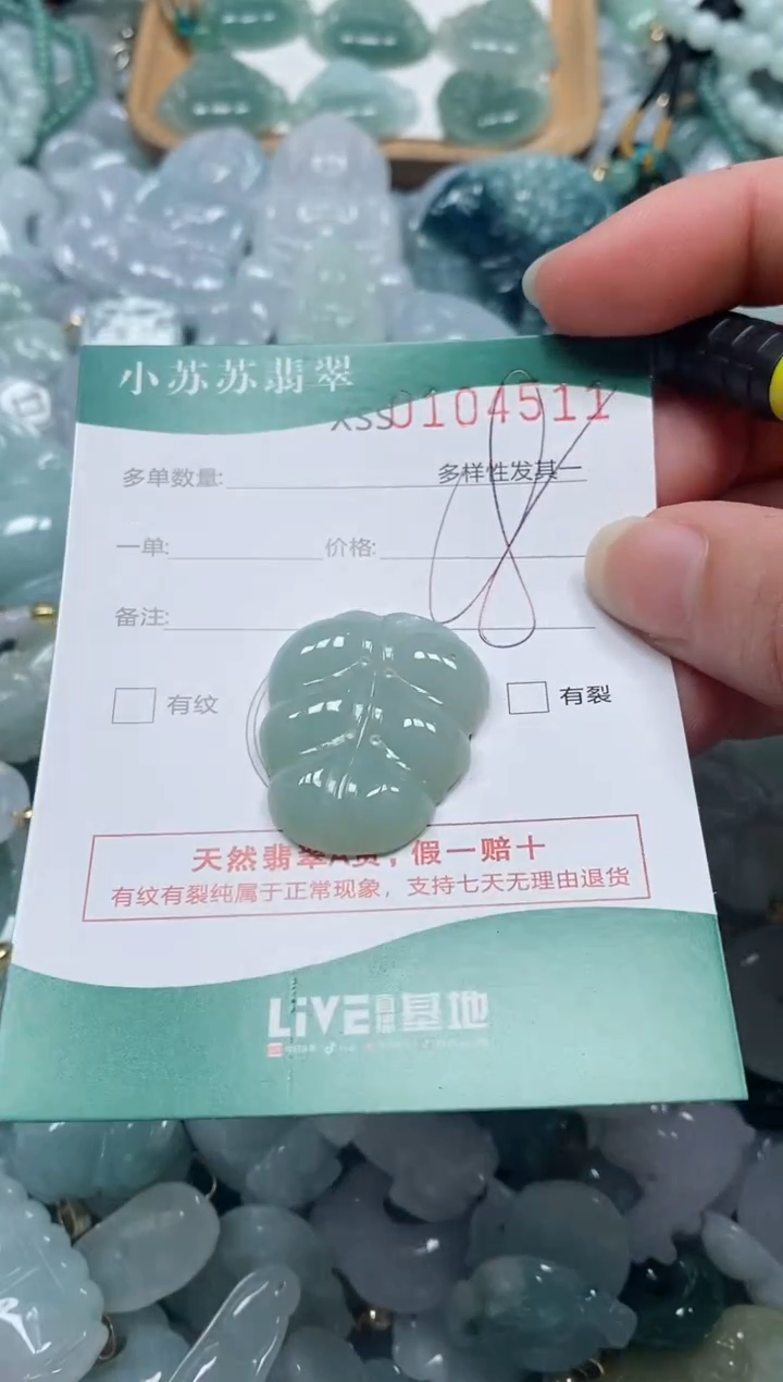 【闪购商品】翡翠颈饰未镶嵌闪购商品0100411