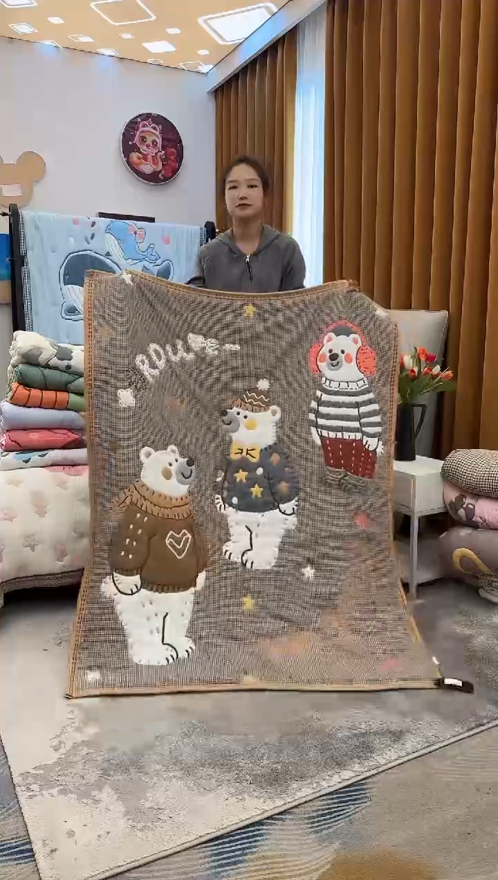 棉花三只熊-120x150