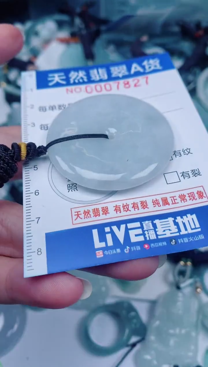 颈饰未镶嵌翡翠00007827