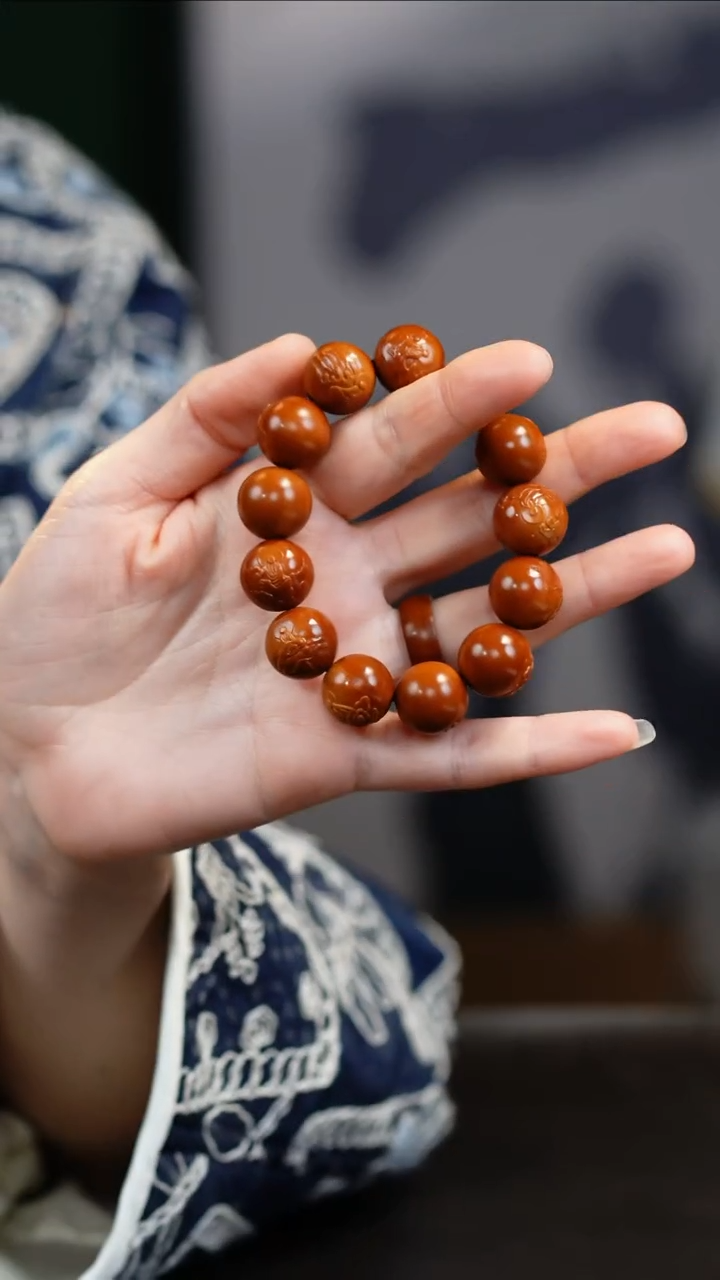 【闪购商品】橄榄核手串/手链宋阳云水禅心无相