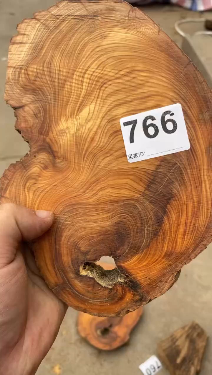 柏木（崖柏）太行陈化崖柏切片一片766