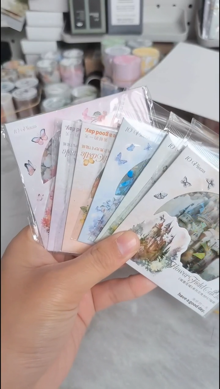 1-6 城堡花域贴纸 6款