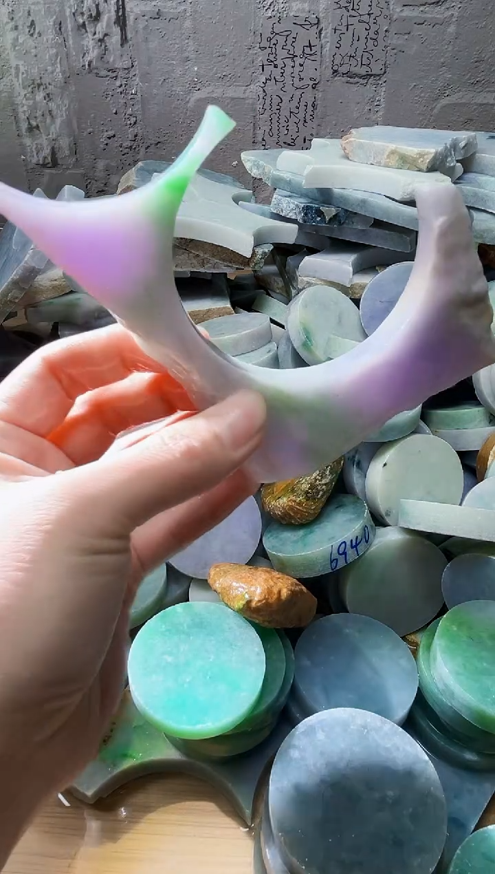 裸石翡翠天然翡翠A货石 南 298