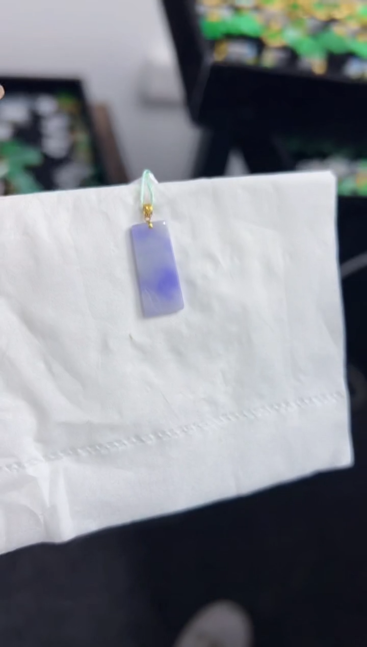 【闪购商品】翡翠颈饰18K金镶嵌Y缅料A货/支持复检/一件