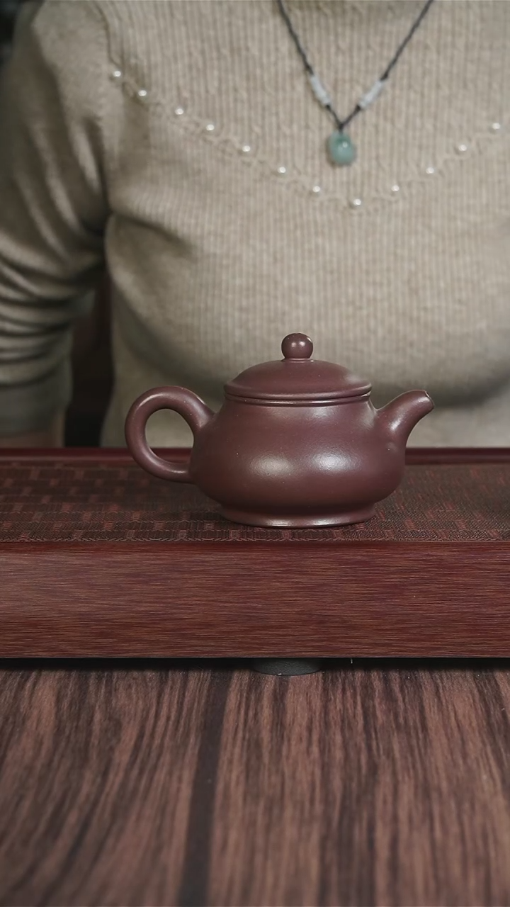 【闪购商品】紫砂茶壶老紫泥 潘壶