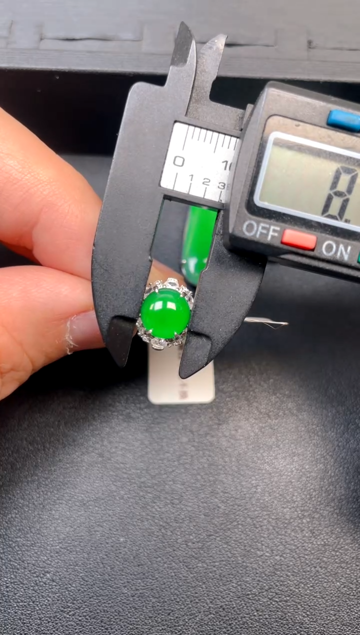 吊坠(不含链)银S925镶嵌翡翠DZ 