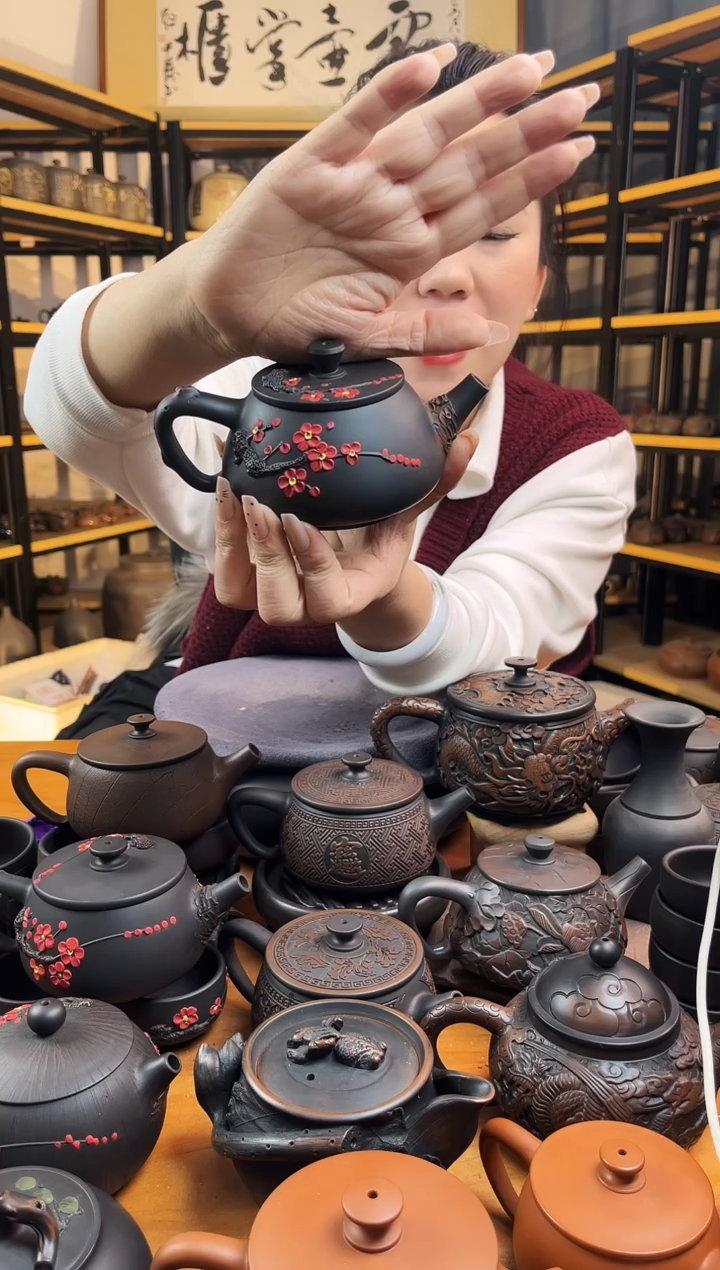 【闪购商品】壶球孔   红梅 素 石瓢