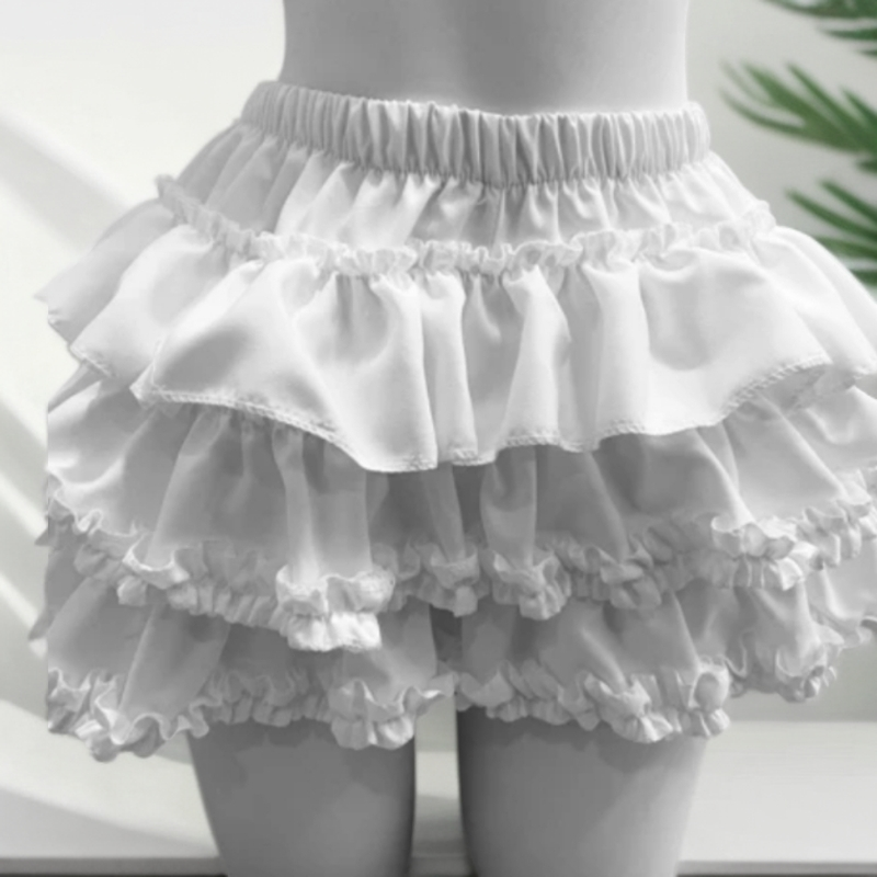 白色蛋糕裙纯欲风蓬蓬裙芭蕾少女短裙