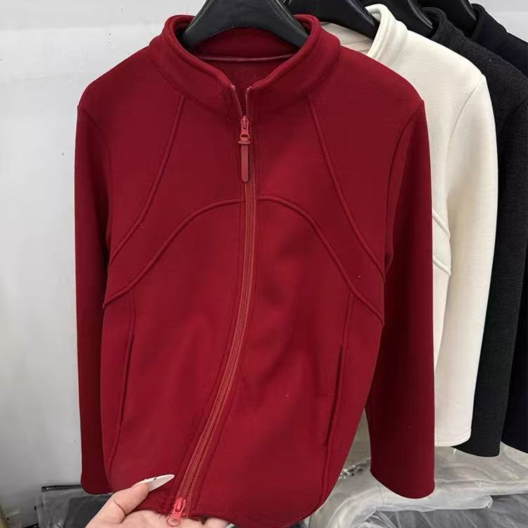 5829高品质加厚加绒款小蛮腰款正肩打底衫