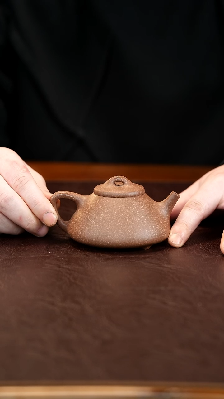 茶杯紫砂全手工 桃花泥  130cc