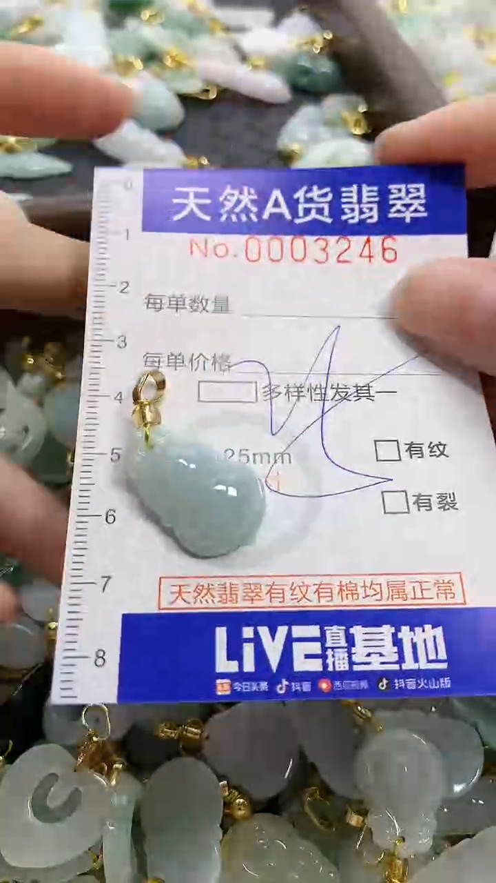 颈饰未镶嵌翡翠天然A货翡翠