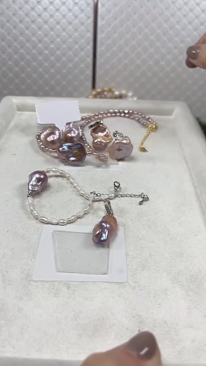 未镶嵌套装淡水珍珠【纯恬珠宝】