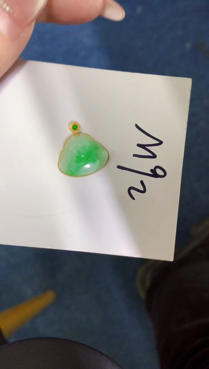 【闪购商品】翡翠颈饰18K金镶嵌00000000000