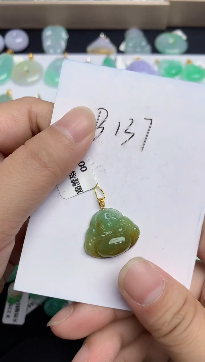 翡翠未镶嵌颈饰11111111