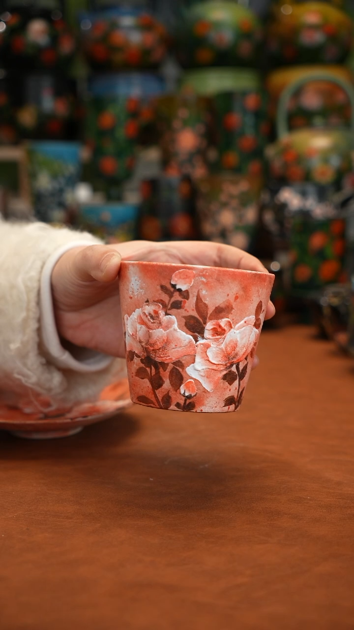 油画   釉下彩   杯子