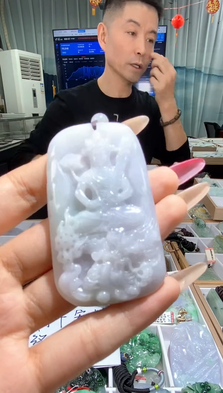 【闪购商品】翡翠颈饰未镶嵌天然缅甸翡翠A货未镶嵌