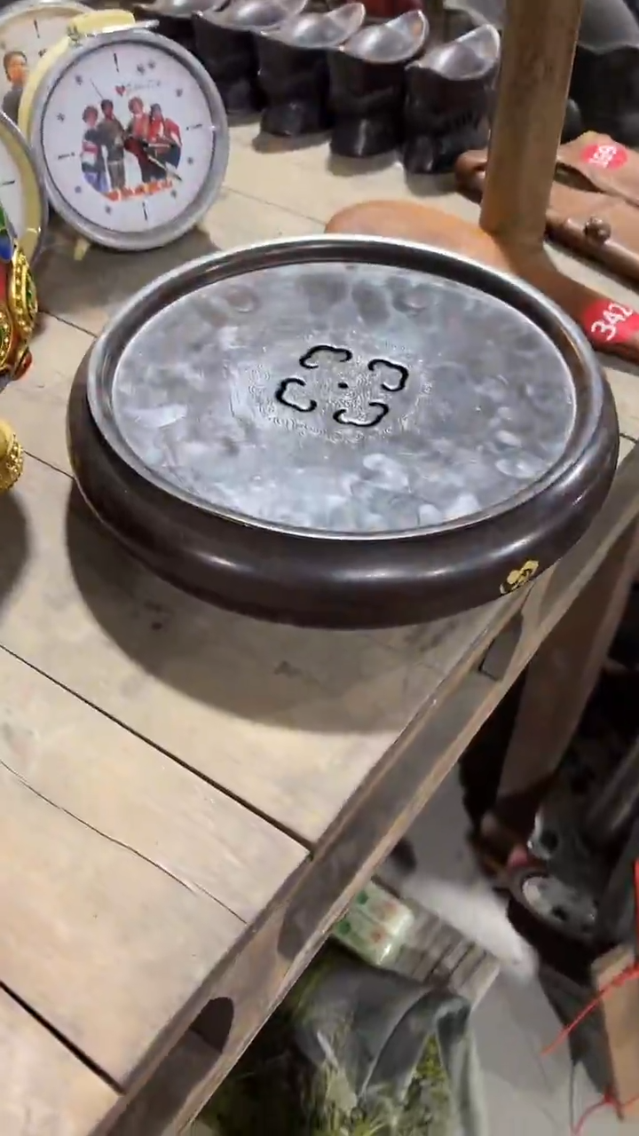 铜茶洗家居饰品桌面摆件