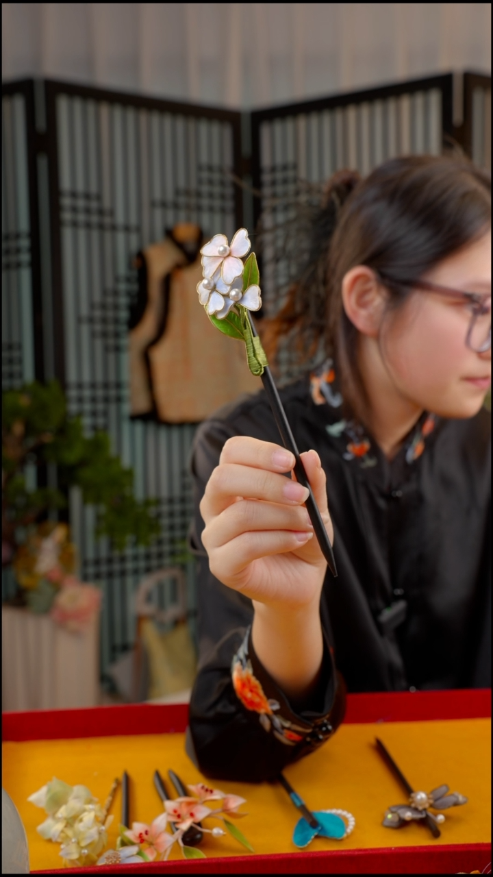 刺绣墨**初非遗苏绣手工饰品