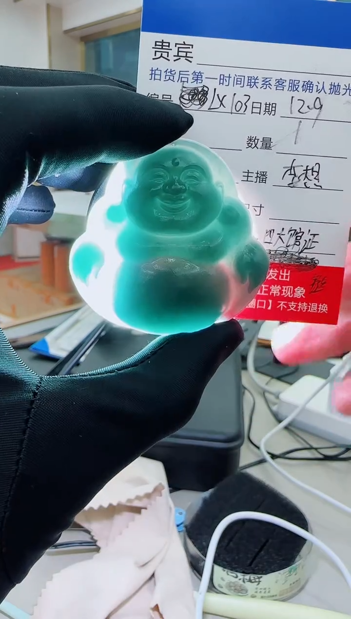 未镶嵌定制翡翠LX103翡翠吊坠赠珠链-多样性发其一