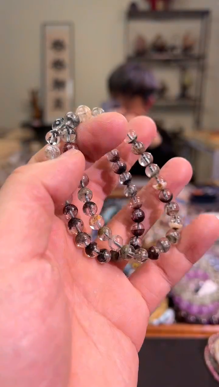 【闪购商品】水晶手链未镶嵌7+mm四季幽灵（多样性发其一）