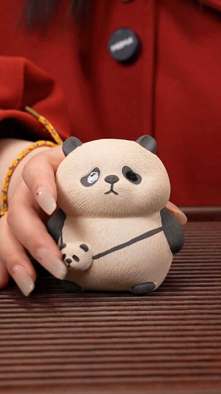 【闪购商品】紫砂茶宠紫砂小熊猫