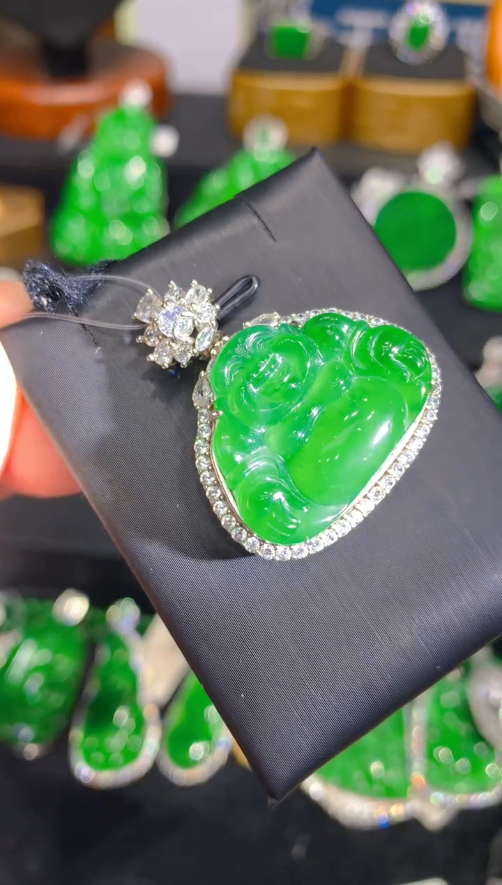 【闪购商品】翡翠颈饰银S925镶嵌46一季 